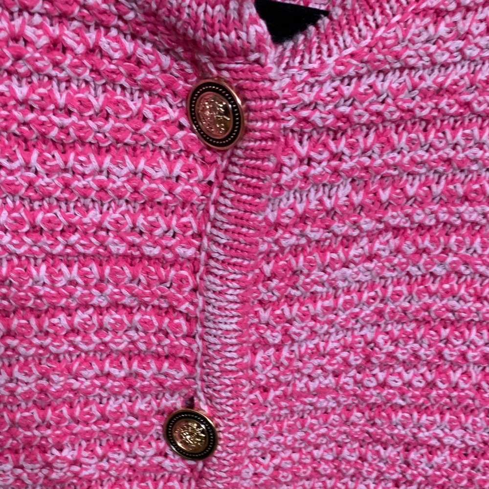 Vici Vibrant Pink Cardigan Sweater - Picture 5 of 7